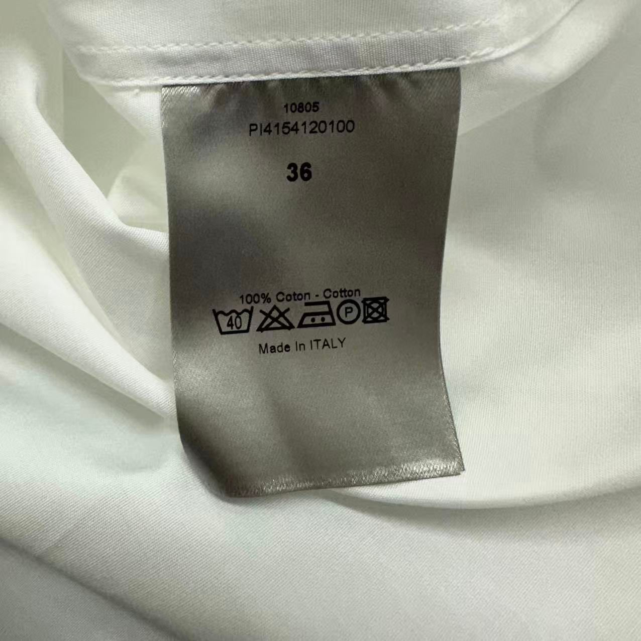 Dior Bee Shirt Cotton White — view 5
