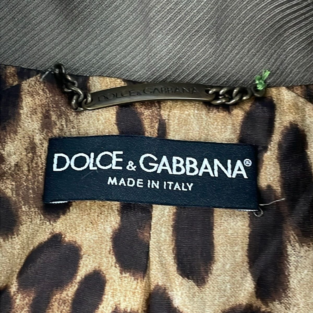 Dolce & Gabbana Coat 40 M Khaki Long Sleeve Long Length Autumn Winter — view 3