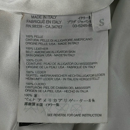Prada Coat S Green Long Sleeve Nubuck Autumn Winter — view 4