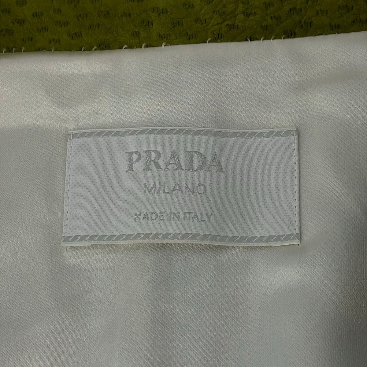 Prada Coat S Green Long Sleeve Nubuck Autumn Winter — view 3