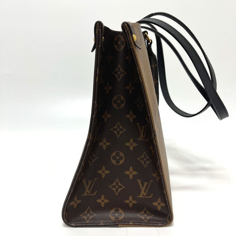 Louis Vuitton Tote On The Go Monogram Reverse Canvas Brown — view 4