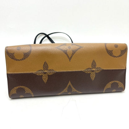 Louis Vuitton Tote On The Go Monogram Reverse Canvas Brown — view 5