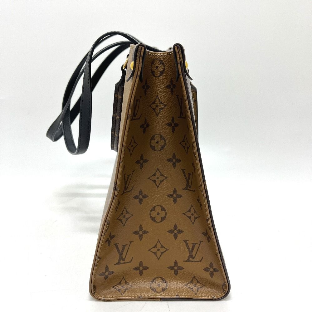 Louis Vuitton Tote On The Go Monogram Reverse Canvas Brown — view 3