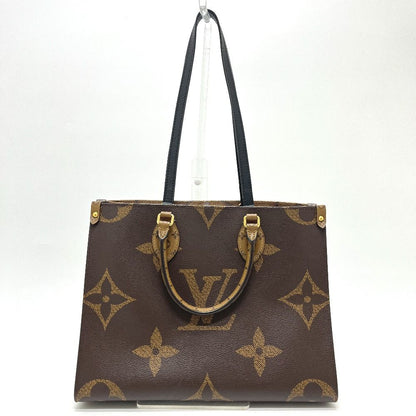 Louis Vuitton Tote On The Go Monogram Reverse Canvas Brown
