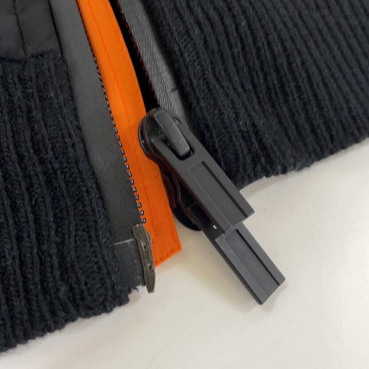Hermes Wool Cashmere Trim Zip Up Jacket — view 8