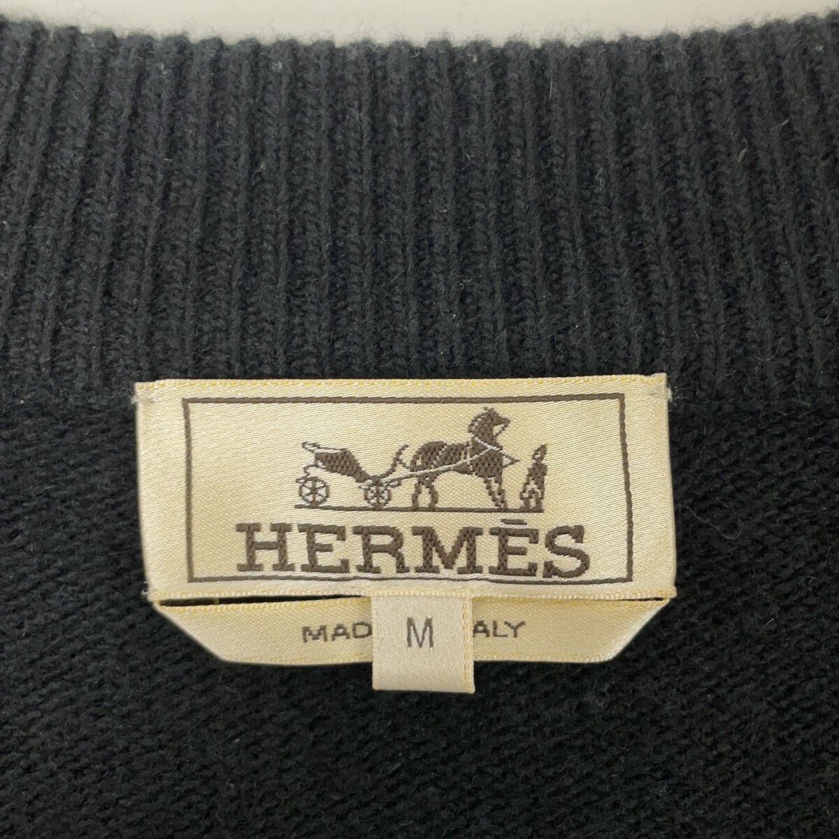 Hermes Wool Cashmere Trim Zip Up Jacket — view 4