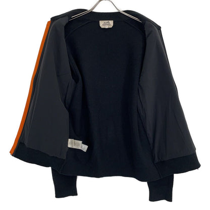 Hermes Wool Cashmere Trim Zip Up Jacket — view 3