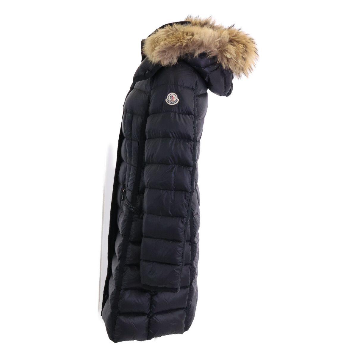 Moncler Hermifur Down with Fur Hood Jacket — view 2