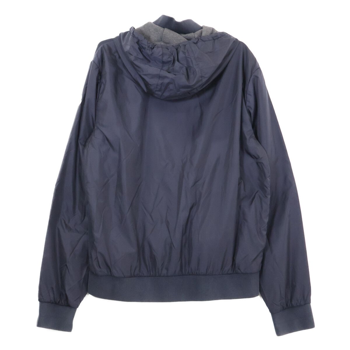 Moncler Maglia Cardigan Cotton Nylon Trim Zip Up Hoodie XXL — view 2