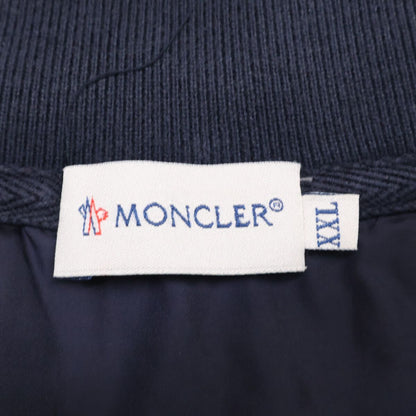 Moncler Maglia Cardigan Cotton Nylon Trim Zip Up Hoodie XXL — view 4