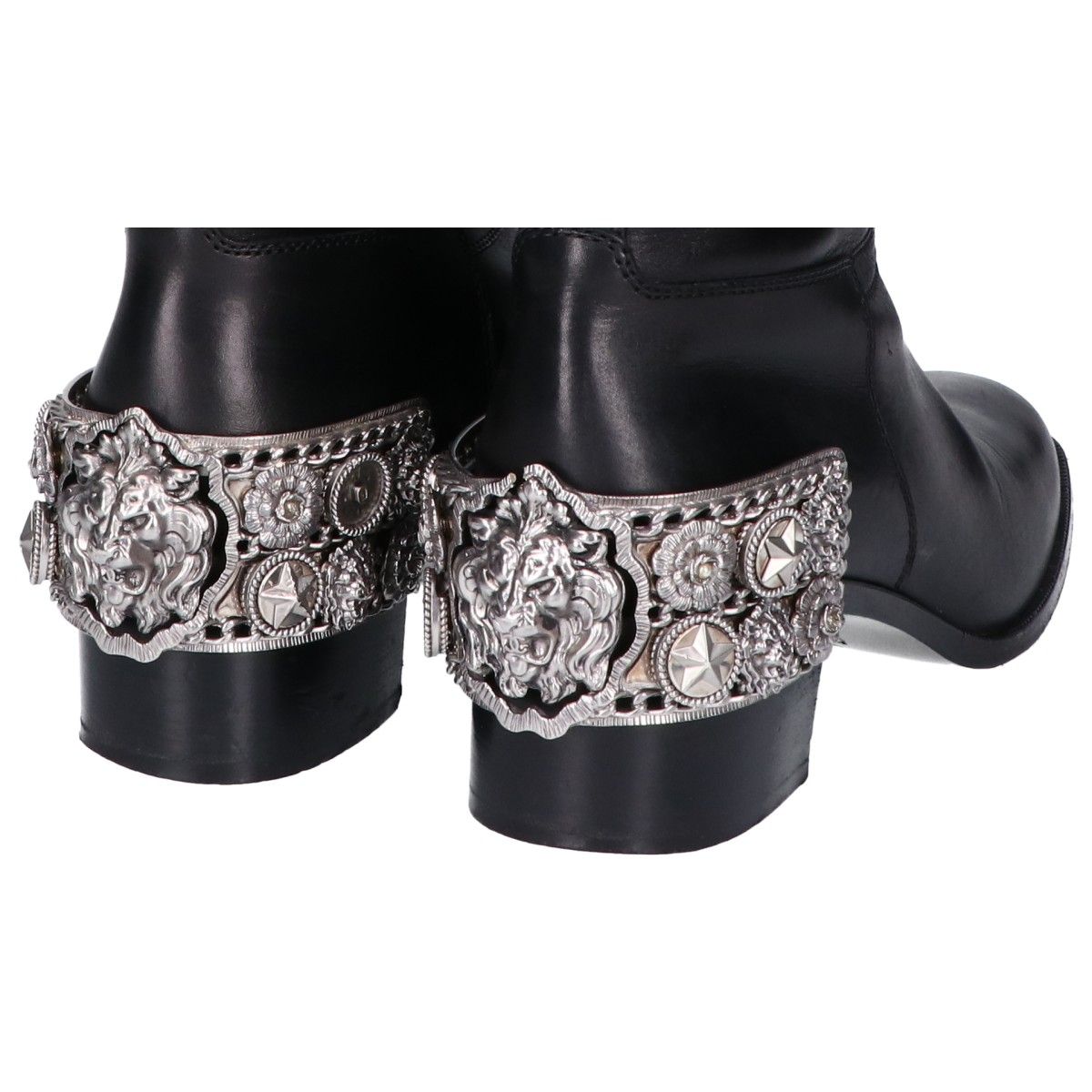 Chanel Camellia Lion Buckle Long Boots — view 8