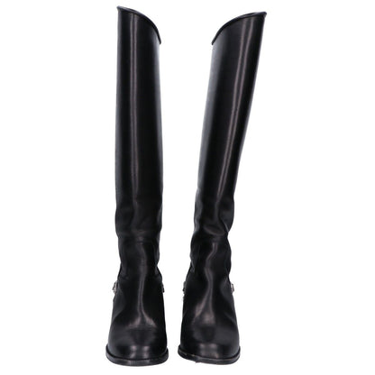 Chanel Camellia Lion Buckle Long Boots — view 2