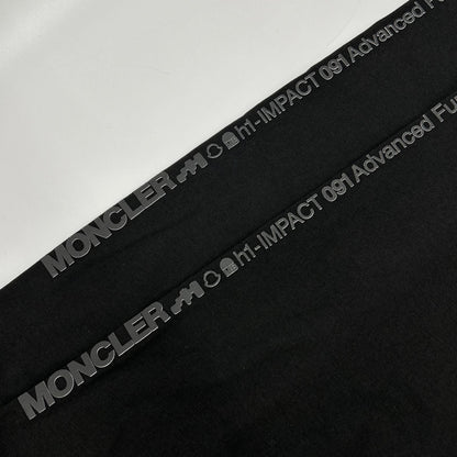 Moncler Black Maglia Manica Lunga Lava Logo Long Sleeve Top XS — view 9