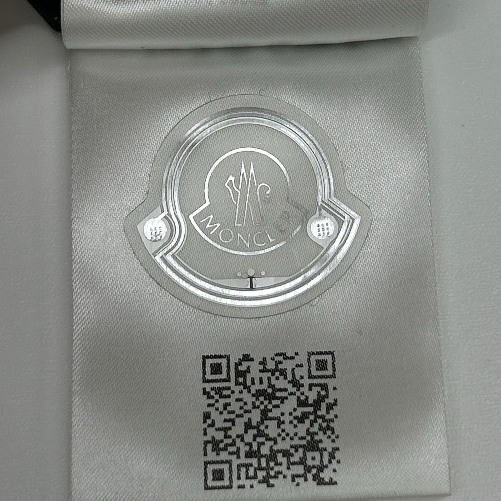 Moncler Black Maglia Manica Lunga Lava Logo Long Sleeve Top XS — view 6