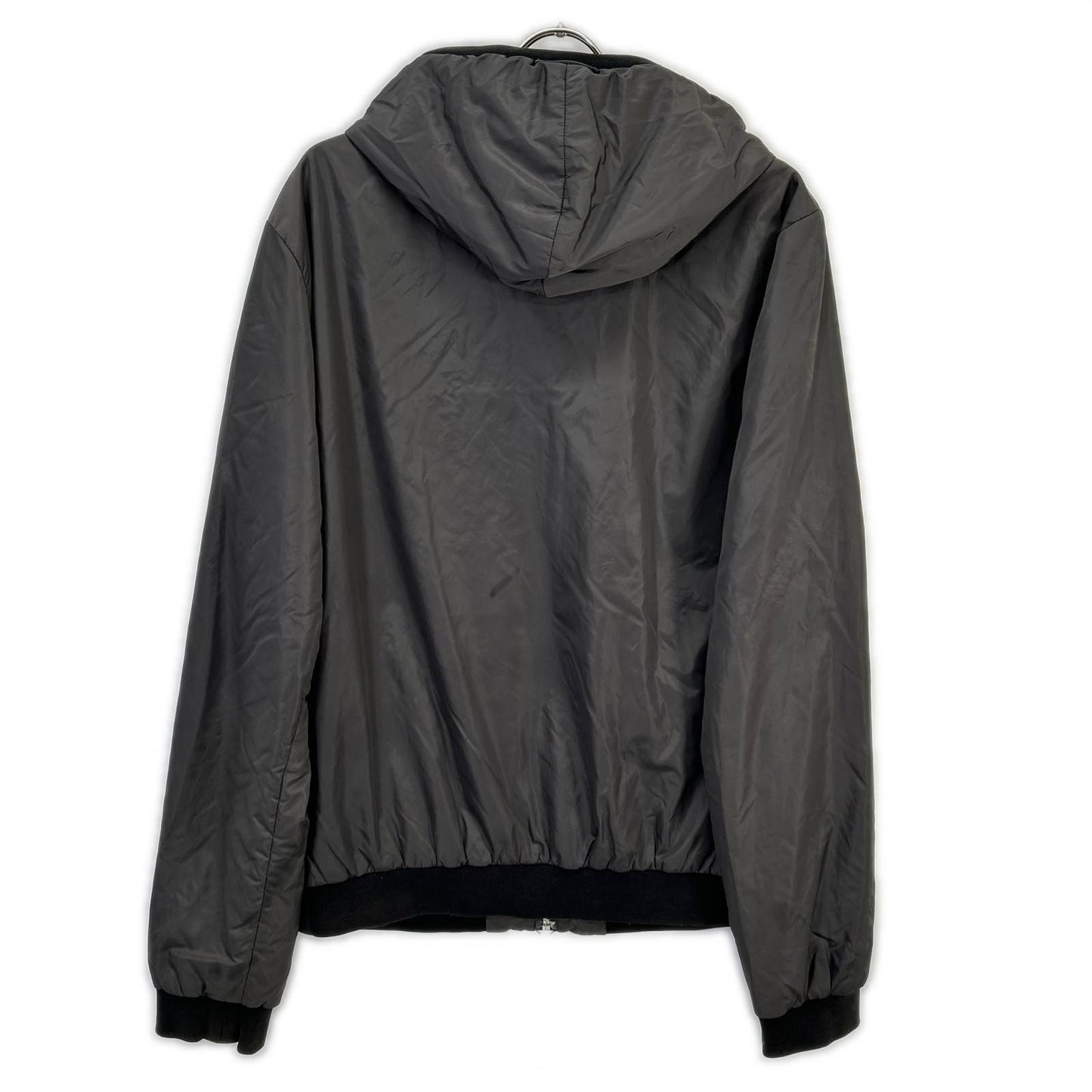 Dolce & Gabbana Khaki Zip Up Nylon Hoodie 52 — view 2