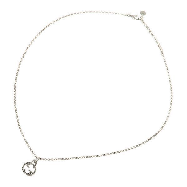 Gucci Interlocking Necklace Silver