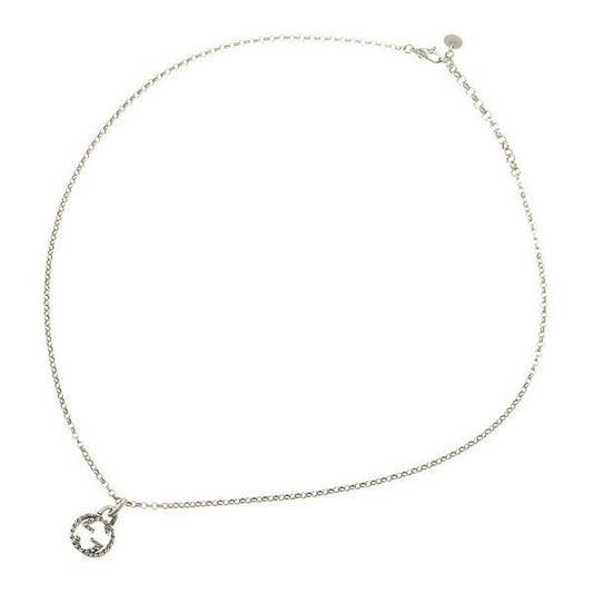 Gucci Interlocking Necklace Silver