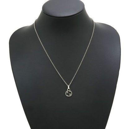Gucci Interlocking Necklace Silver — view 8