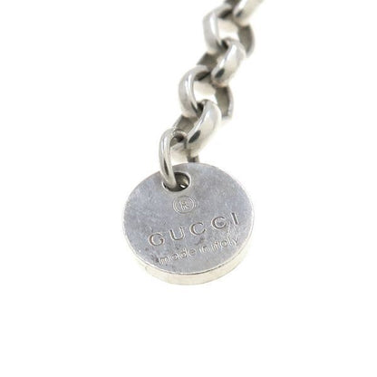 Gucci Interlocking Necklace Silver — view 7