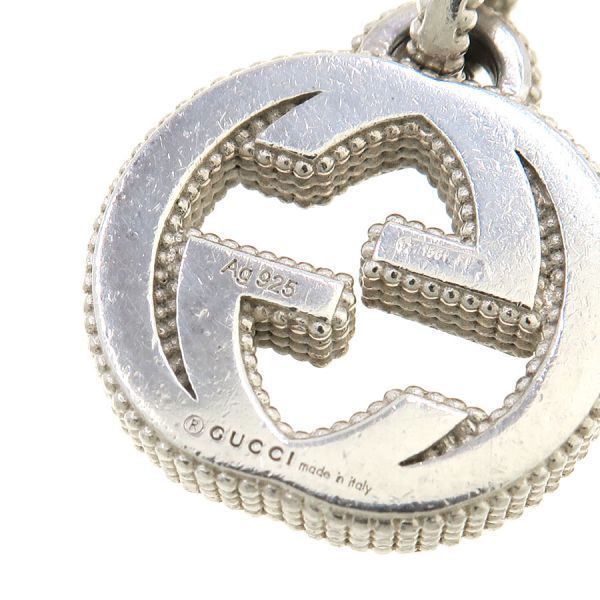 Gucci Interlocking Necklace Silver — view 5