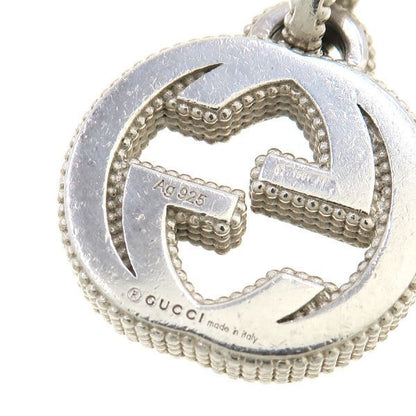 Gucci Interlocking Necklace Silver — view 5