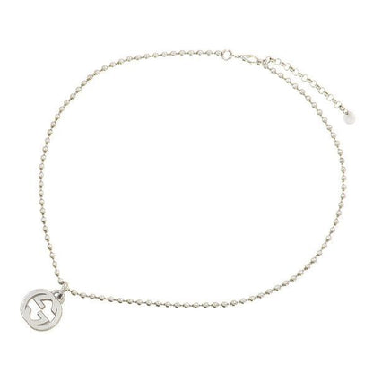Gucci Interlocking Necklace Silver