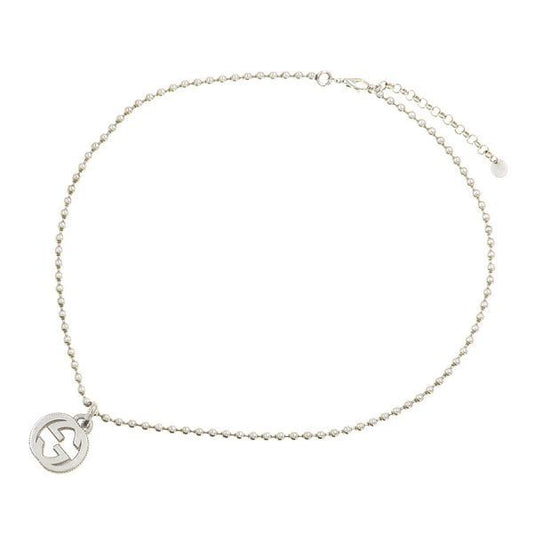 Gucci Interlocking Necklace Silver