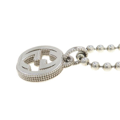 Gucci Interlocking Necklace Silver — view 3