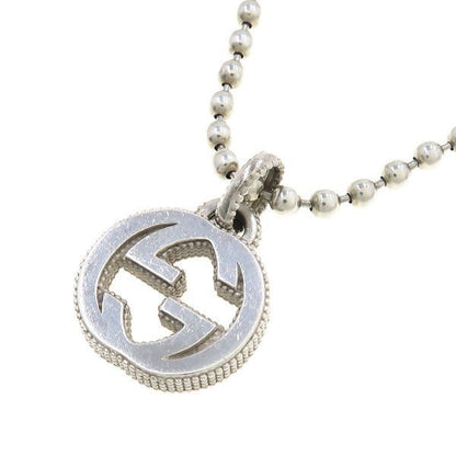 Gucci Interlocking Necklace Silver — view 2