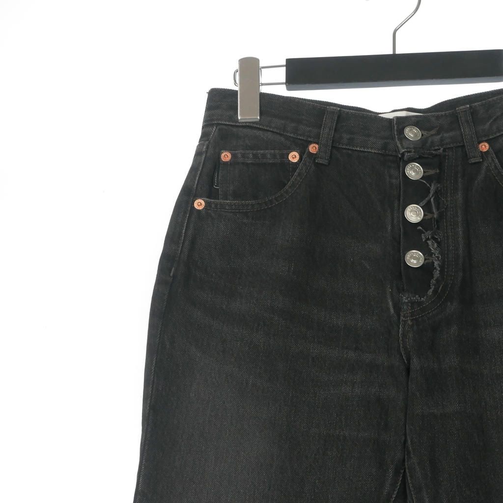 Balenciaga Straight Denim Pants Jeans 27 Black — view 3