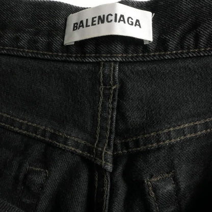 Balenciaga Straight Denim Pants Jeans 27 Black — view 7
