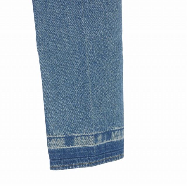 Balenciaga Straight Denim Pants Jeans Button Fly 36 Indigo — view 6