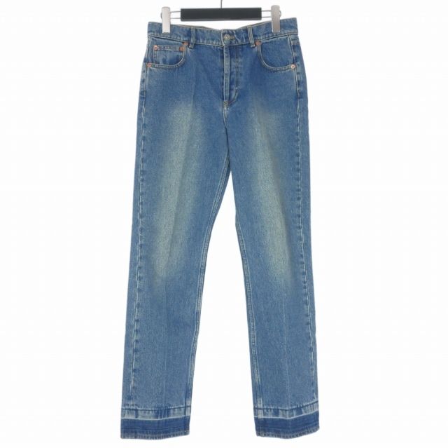 Balenciaga Straight Denim Pants Jeans Button Fly 36 Indigo