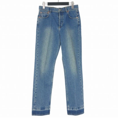 Balenciaga Straight Denim Pants Jeans Button Fly 36 Indigo
