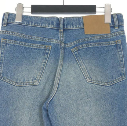Balenciaga Straight Denim Pants Jeans Button Fly 36 Indigo — view 5