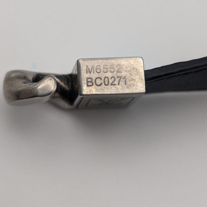 Louis Vuitton Bracelet Chain Monogram Eclipse Silver — view 7