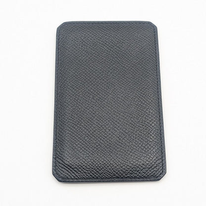 Hermes City Veau Epsom Black Navy Card Case Business Holder — view 3