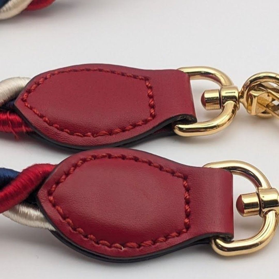 Gucci Shoulder Strap Sylvie Red Multicolor — view 3