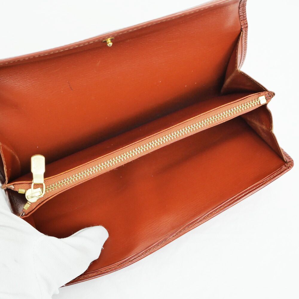 Louis Vuitton Porte-Monnaie Cult Cles Epi Kenya Brown — view 6