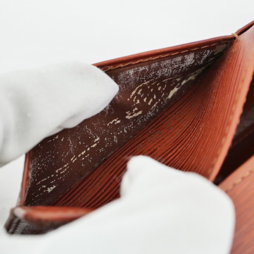 Louis Vuitton Porte-Monnaie Cult Cles Epi Kenya Brown — view 8
