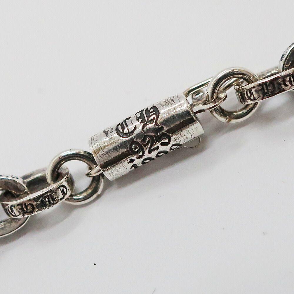 Chrome Hearts Ten Paper Chain Bracelet 14k Silver — view 4