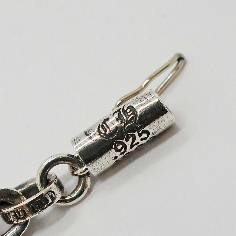 Chrome Hearts Ten Paper Chain Bracelet 14k Silver — view 5