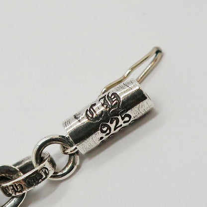 Chrome Hearts Ten Paper Chain Bracelet 14k Silver — view 5