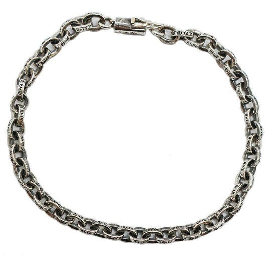 Chrome Hearts Ten Paper Chain Bracelet 14k Silver