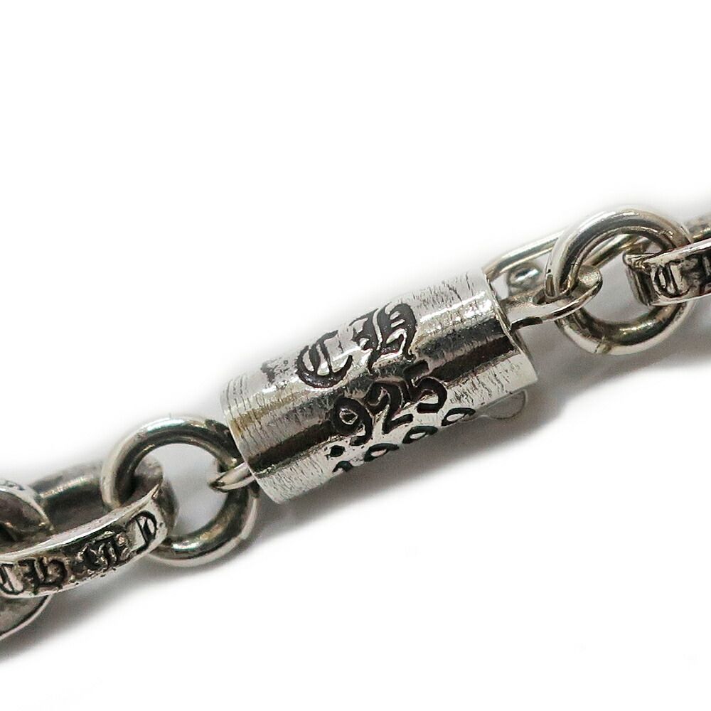 Chrome Hearts Ten Paper Chain Bracelet 14k Silver — view 8