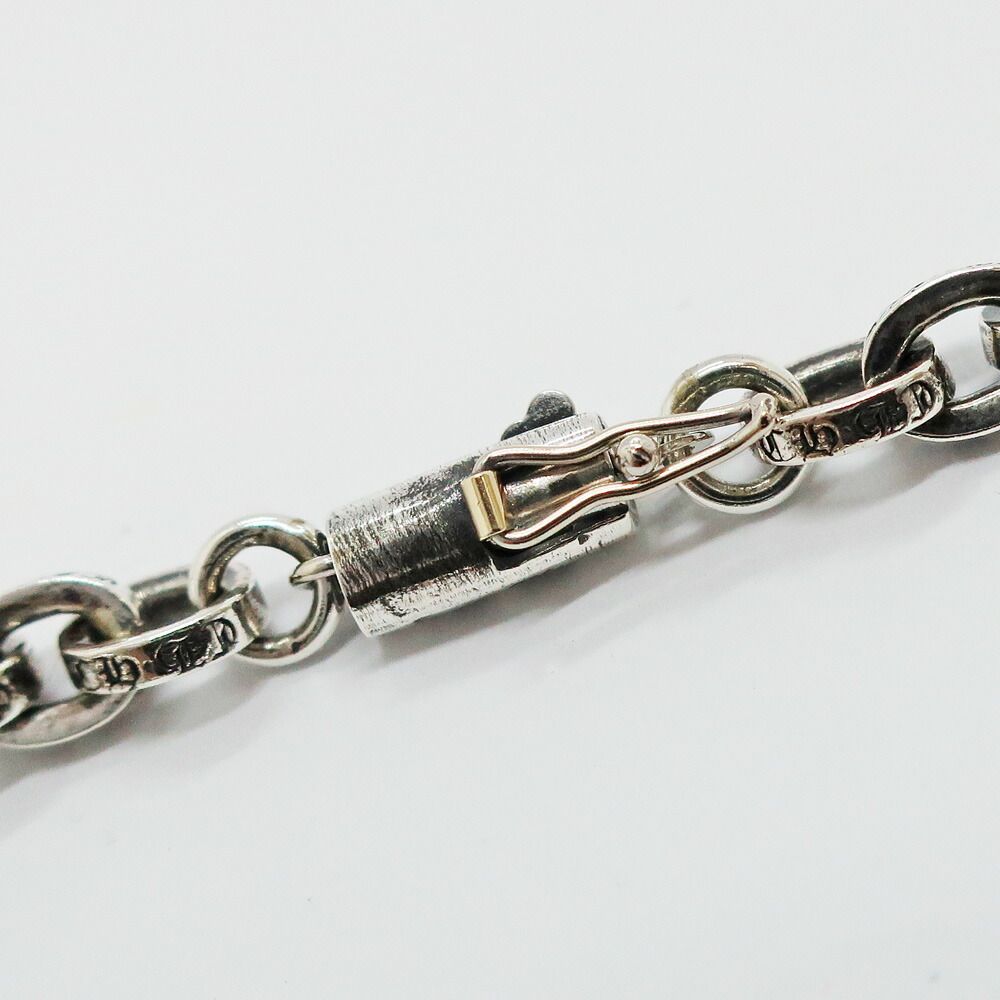 Chrome Hearts Ten Paper Chain Bracelet 14k Silver — view 7