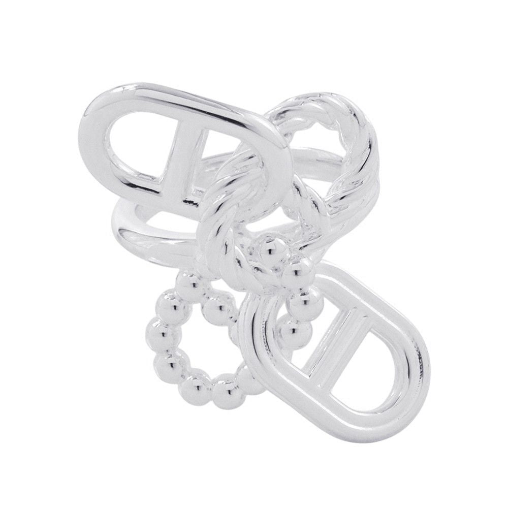 Hermes Ring Chaine D'ancre Area Multi Link