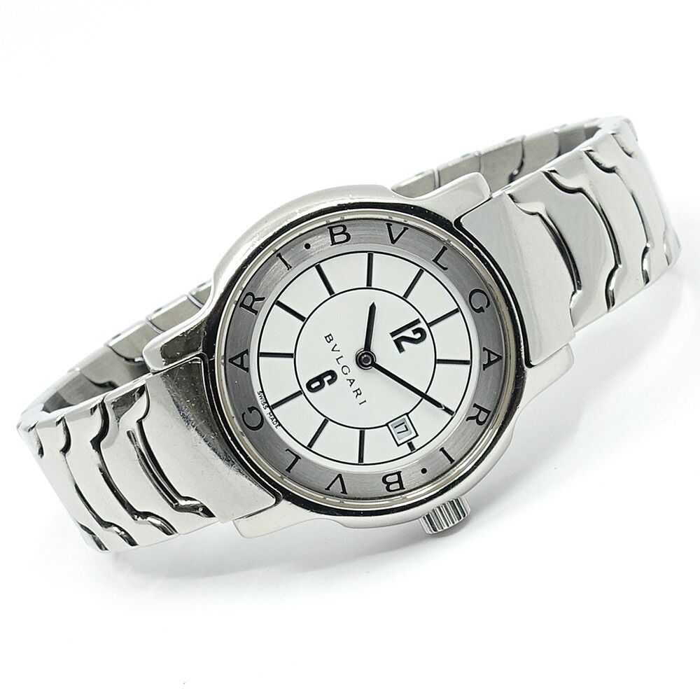 Bvlgari Watch Solotempo White Dial 27 Quartz SS Stainless Steel — view 3