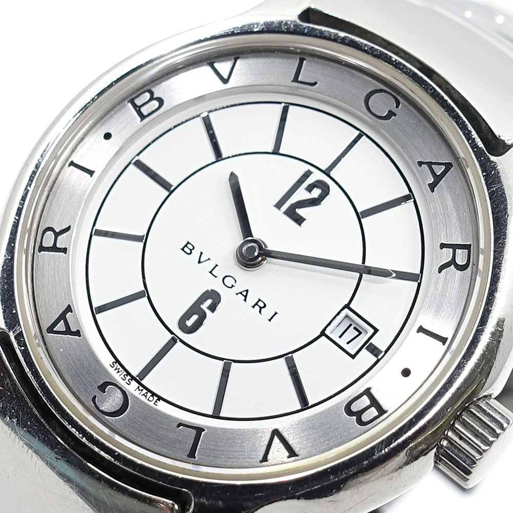 Bvlgari Watch Solotempo White Dial 27 Quartz SS Stainless Steel — view 2