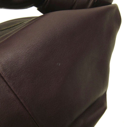 Bottega Veneta Double Knot Mini Handbag Top Handle Lambskin Gray — view 9